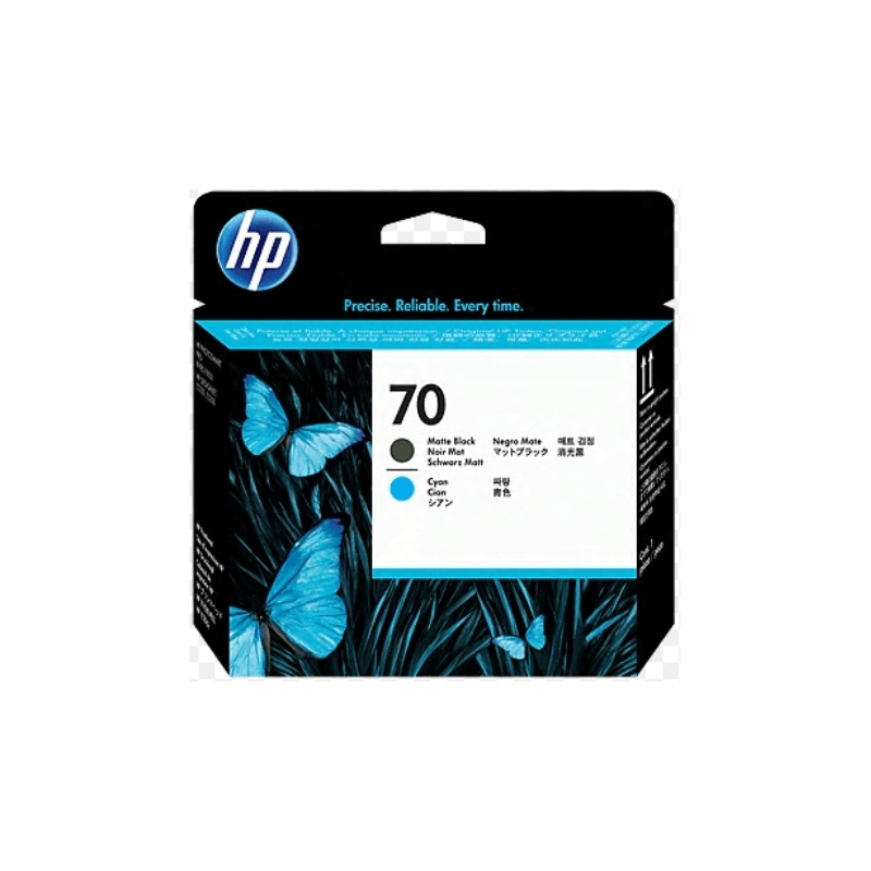 Cabezal de impresión DesignJet HP 70 negro mate y cian | NYSI Soluciones Cabezal de impresión DesignJet HP 70 negro mate y cian | NYSI Soluciones