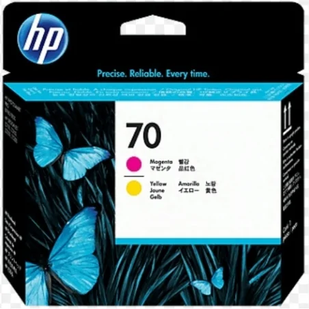 Cabezal de impresión DesignJet HP 70 magenta y amarillo | NYSI Soluciones