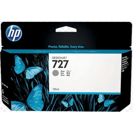 Tinta HP 727 130 ML Gris Original (B3P24A) | Tienda NYSI