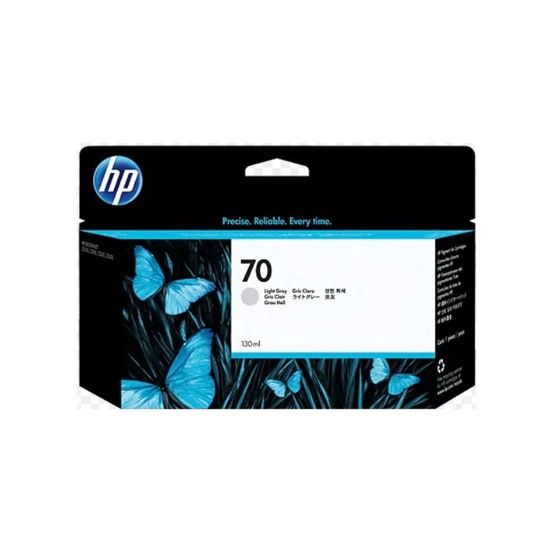 Cartucho de tinta DesignJet HP 70 de 130 ml gris claro | NYSI Soluciones