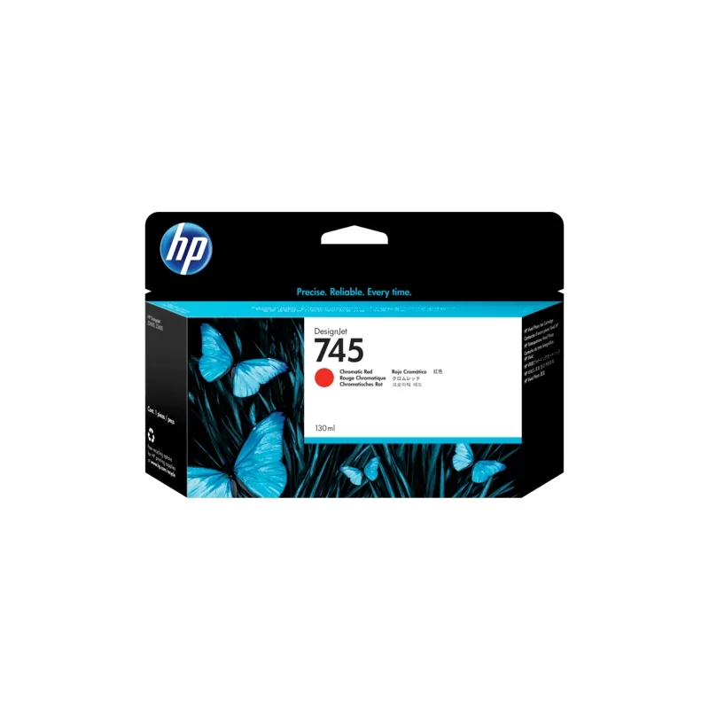 Cartucho de tinta DesignJet HP 745 de 130 ml rojo cromático | NYSI Soluciones