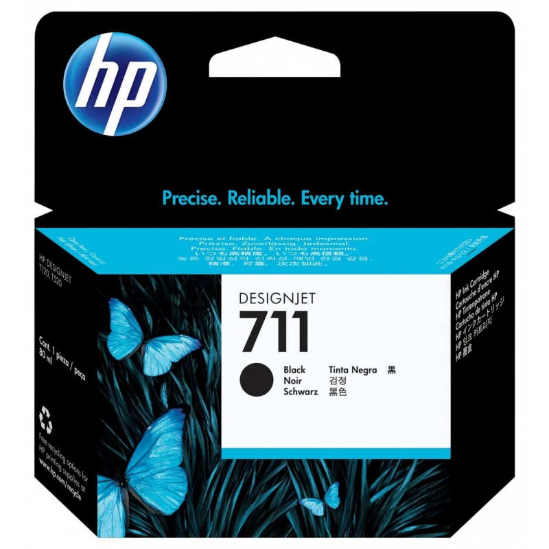 TINTA HP 711 80 ML NEGRA ORIGINAL (CZ133A) | NYSI Soluciones TINTA HP 711 80 ML NEGRA ORIGINAL (CZ133A) | NYSI Soluciones