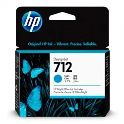 Tinta HP 712 29 ML Cian Original (3ED67A) | Tienda NYSI